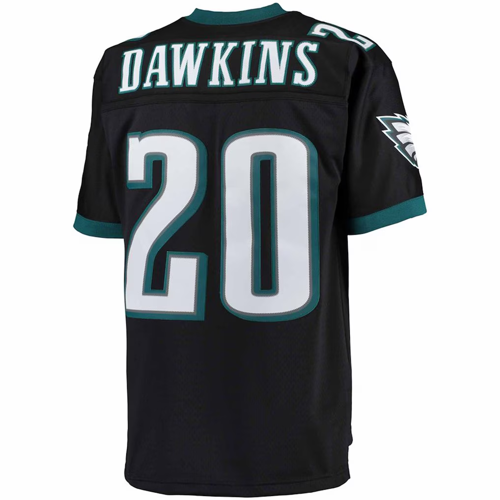 My Store P.Eagles #20 Brian Dawkins Mitchell & Ness Black Big & Tall 2004 Retired Player Replica Puhic Stitched Jerseys
