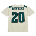My Store P.Eagles #20 Brian Dawkins Mitchell & Ness Cream Chainstitch Legacy Stitched Jerseys