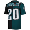 My Store P.Eagles #20 Brian Dawkins Mitchell & Ness Midnight GreenBlack 2004 Split Legacy Replica Stitched Jerseys