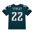 My Store P.Eagles #22 Duce Staley Mitchell & Ness Midnight Green 2002 Legacy Replica Stitched Jerseys