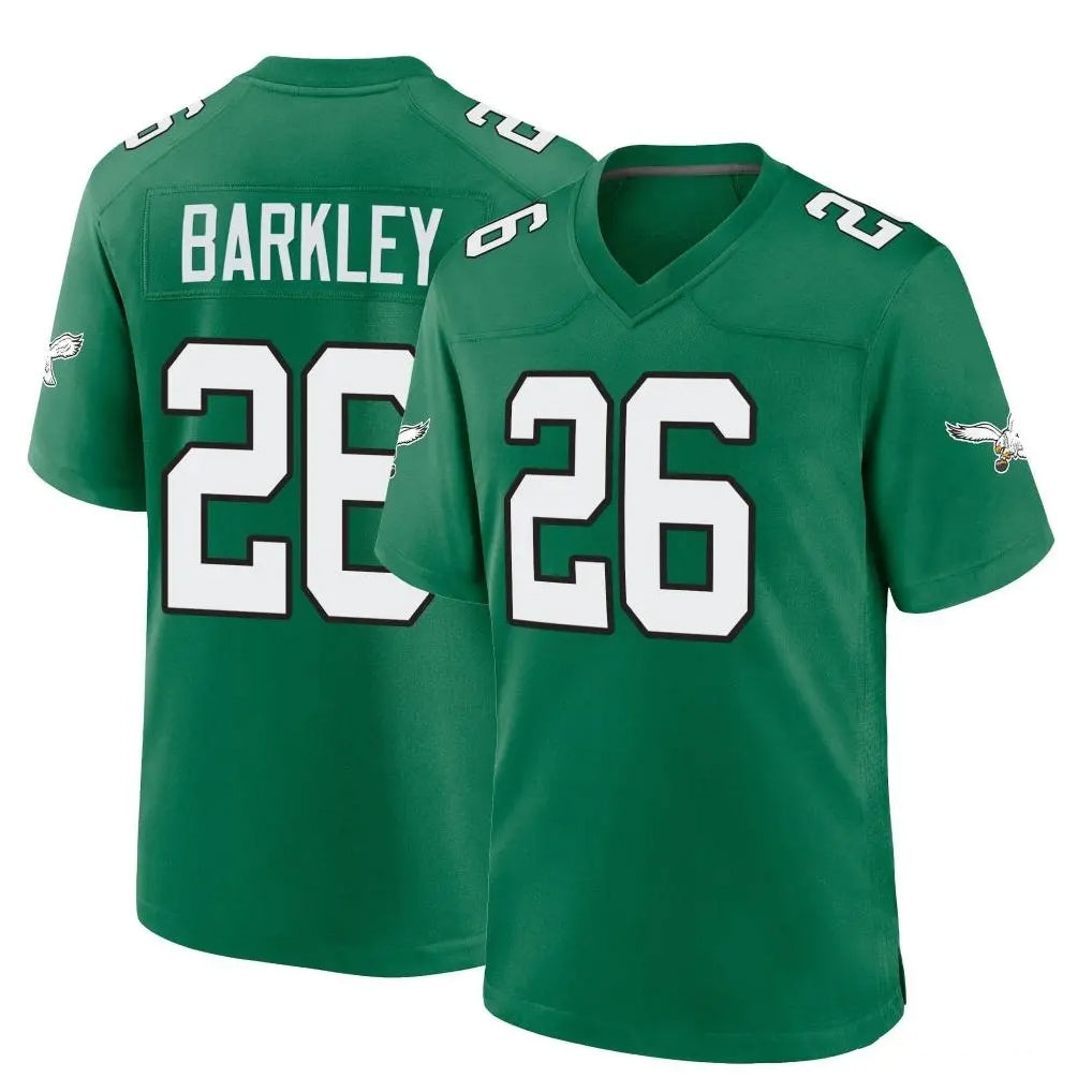 My Store P.Eagles #26 Saquon Barkley Player Green Kelly Alternate Home Game Stitched Jerseys