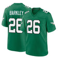 My Store P.Eagles #26 Saquon Barkley Player Green Kelly Alternate Home Game Stitched Jerseys
