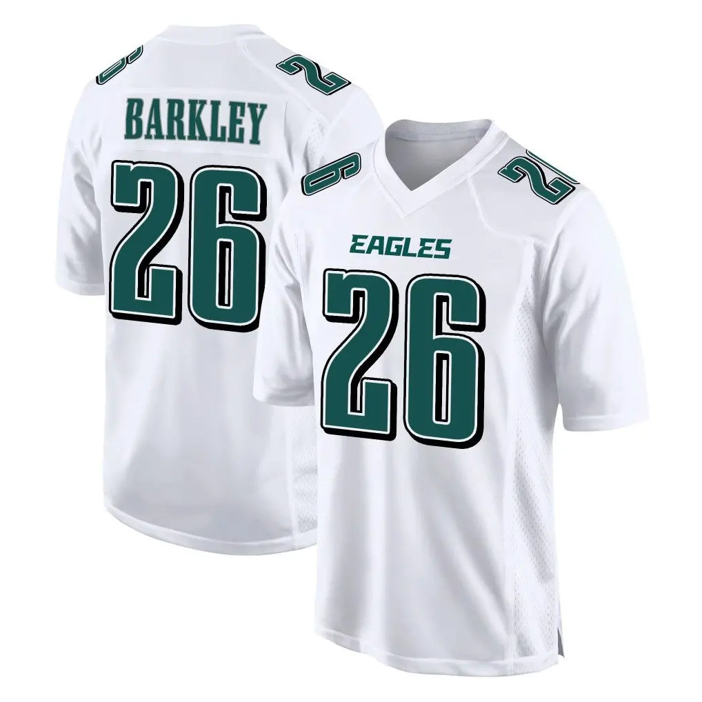 My Store P.Eagles #26 Saquon Barkley Player White Tundra Fashion Home Game Stitched Jerseys