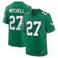 My Store P.Eagles #27 Quinyon Mitchell Kelly Green Alternate Game Stitched Jerseys