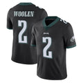 My Store P.Eagles #2 Riq Woolen Player Black Limited Vapor Untouchable Home Game Stitched Jerseys
