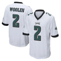 My Store P.Eagles #2 Riq Woolen Player White Home Game Stitched Jerseys