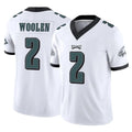 My Store P.Eagles #2 Riq Woolen Player White Limited Vapor F.U.S.E. Home Game Stitched Jerseys