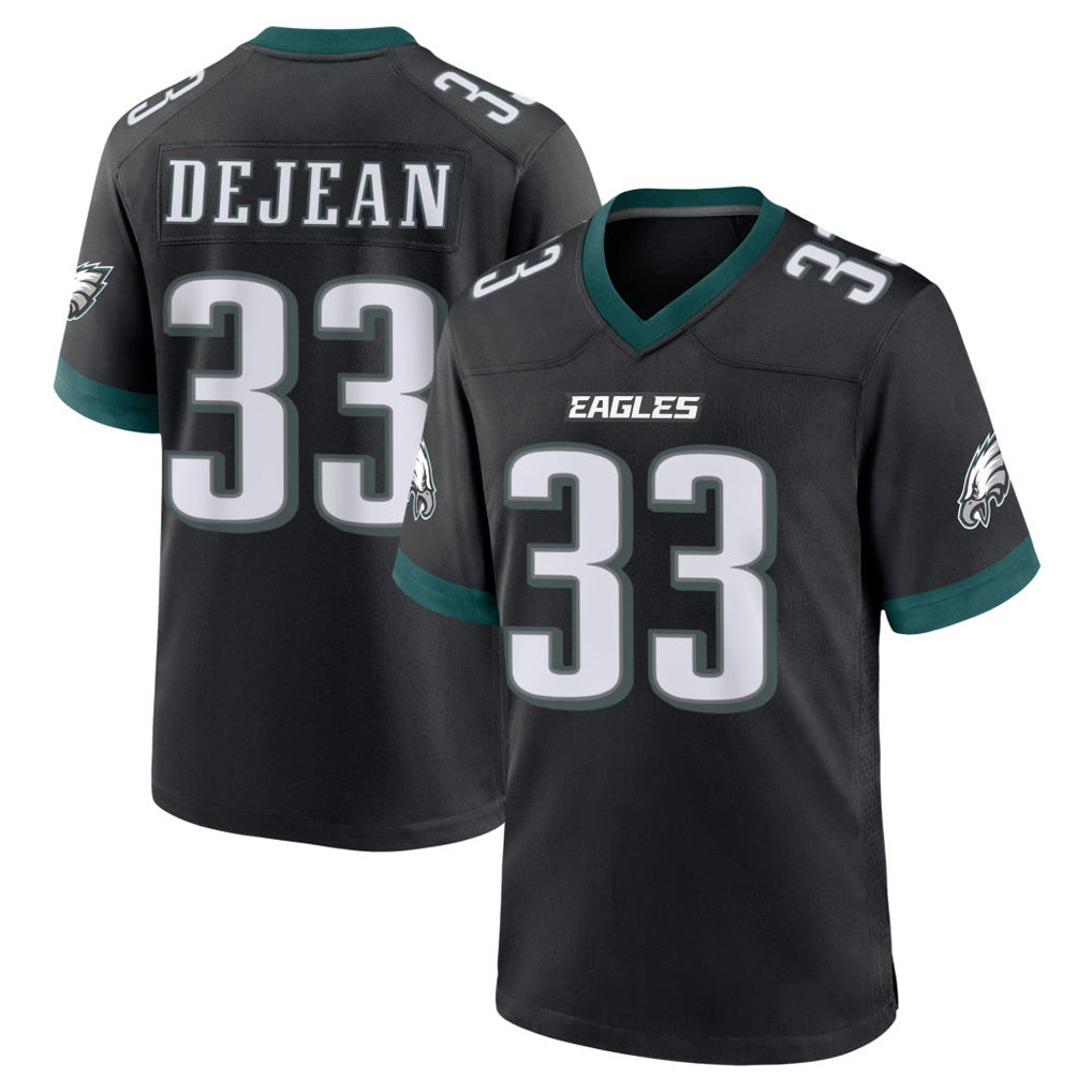 My Store P.Eagles #33 Cooper DeJean Player Black Game Home Stitched Jerseys