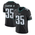 My Store P.Eagles #35 Michael Carter II Player Black Limited Vapor Untouchable Home Game Stitched Jerseys