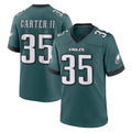 My Store P.Eagles #35 Michael Carter II Player Green Home Game Stitched Jerseys