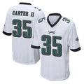 My Store P.Eagles #35 Michael Carter II Player White Home Game Stitched Jerseys