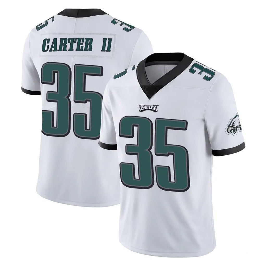 My Store P.Eagles #35 Michael Carter II Player White Limited Vapor Untouchable Home Game Stitched Jerseys