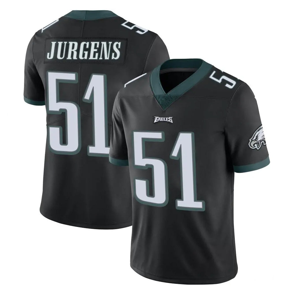 My Store P.Eagles #51 Cam Jurgens Player Black Limited Vapor Untouchable Home Game Stitched Jerseys