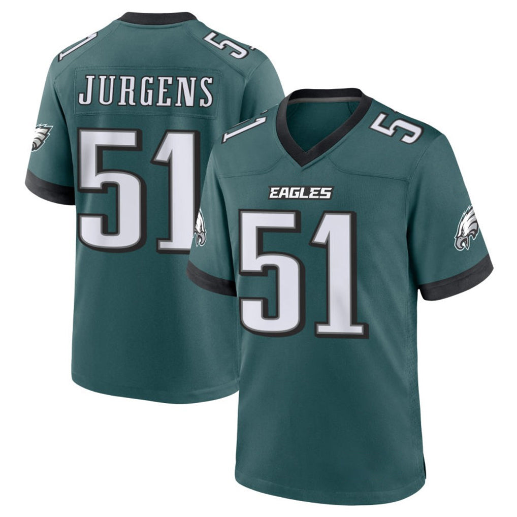My Store P.Eagles #51 Cam Jurgens Player Green Home Game Stitched Jerseys