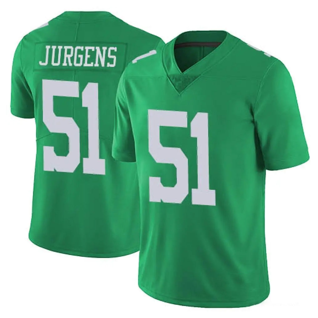 My Store P.Eagles #51 Cam Jurgens Player Green Limited Vapor Untouchable Home Game Stitched Jerseys