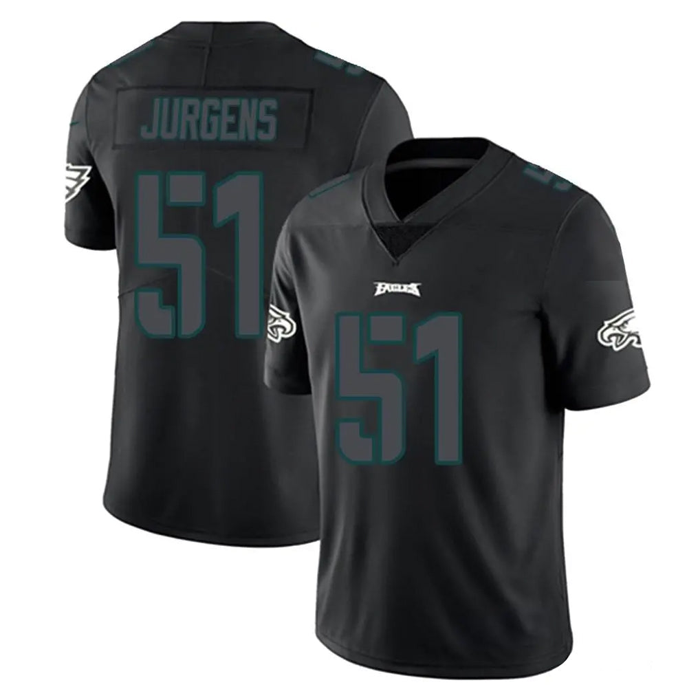My Store P.Eagles #51 Cam Jurgens Player Limited Black Impact Home Game Stitched Jerseys