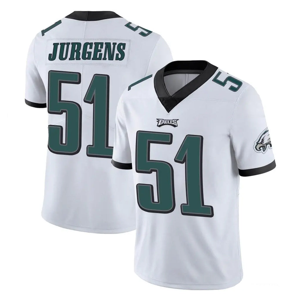 My Store P.Eagles #51 Cam Jurgens Player White Limited Vapor Untouchable Home Game Stitched Jerseys