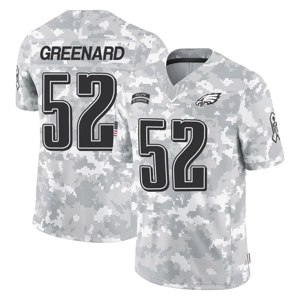 My Store P.Eagles #52 Jonathan Greenard Player Arctic Camo Salute to Service Limited Game Stitched Jerseys