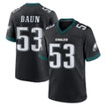My Store P.Eagles #53 Zack Baun Player Black Game Home Stitched Jerseys