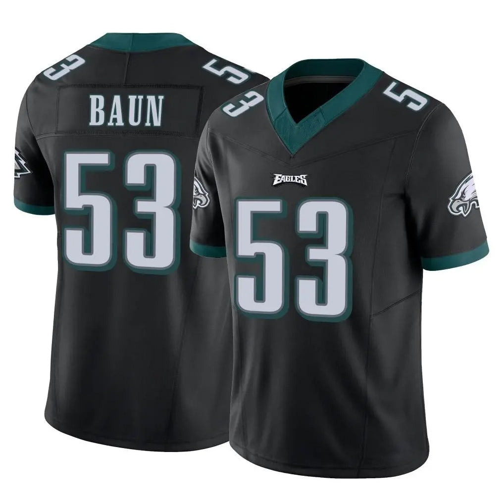 My Store P.Eagles #53 Zack Baun Player Black Limited Vapor F.U.S.E. Home Game Stitched Jerseys