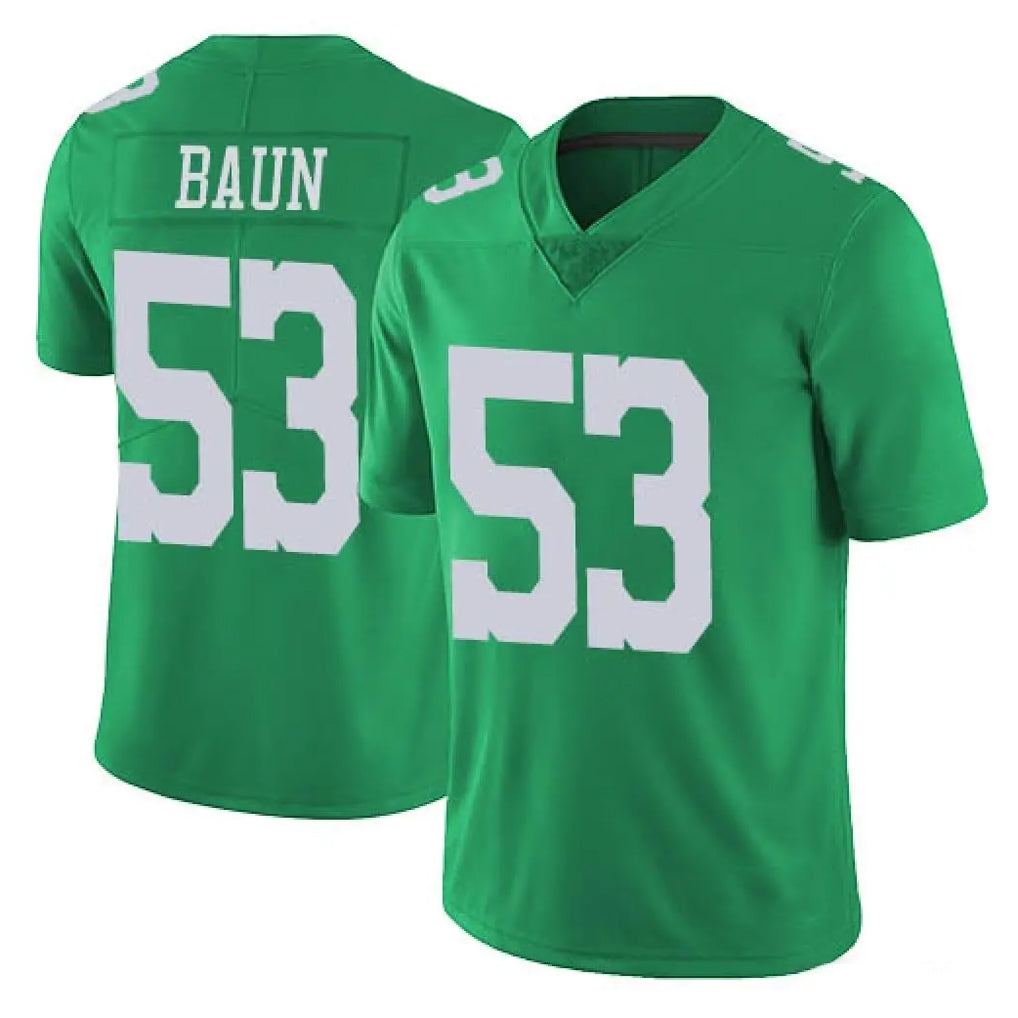 My Store P.Eagles #53 Zack Baun Player Green Limited Vapor Untouchable Home Game Stitched Jerseys