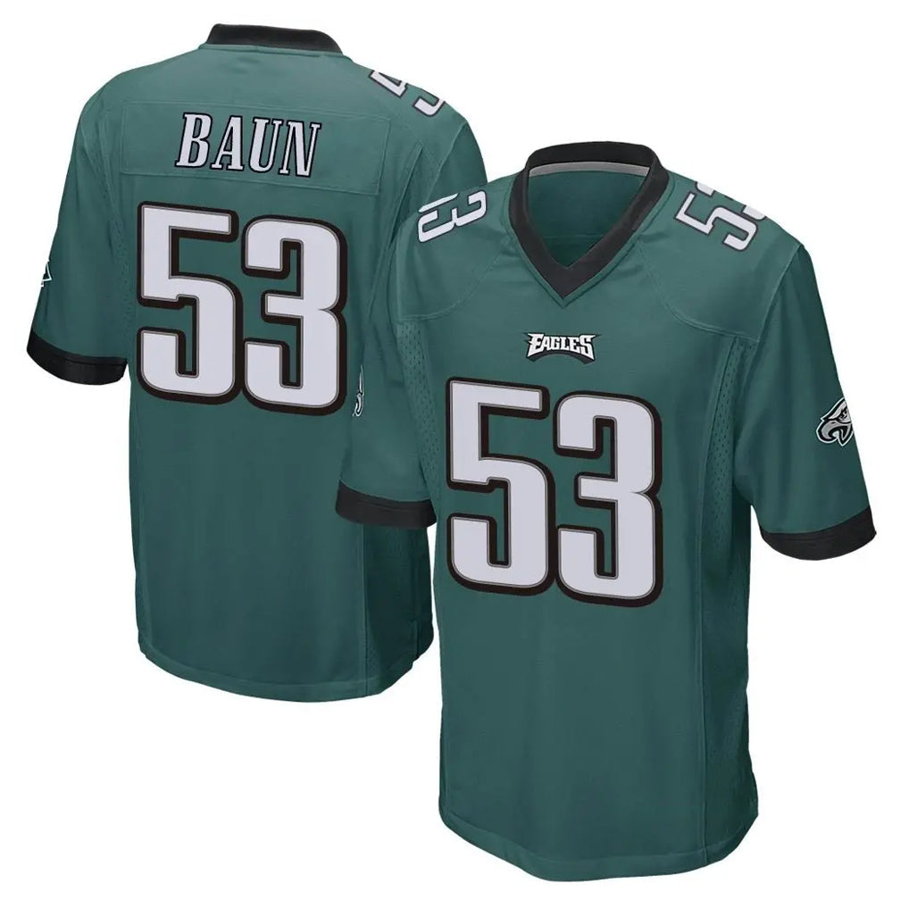 My Store P.Eagles #53 Zack Baun Player Team Color Green Home Game Stitched Jerseys
