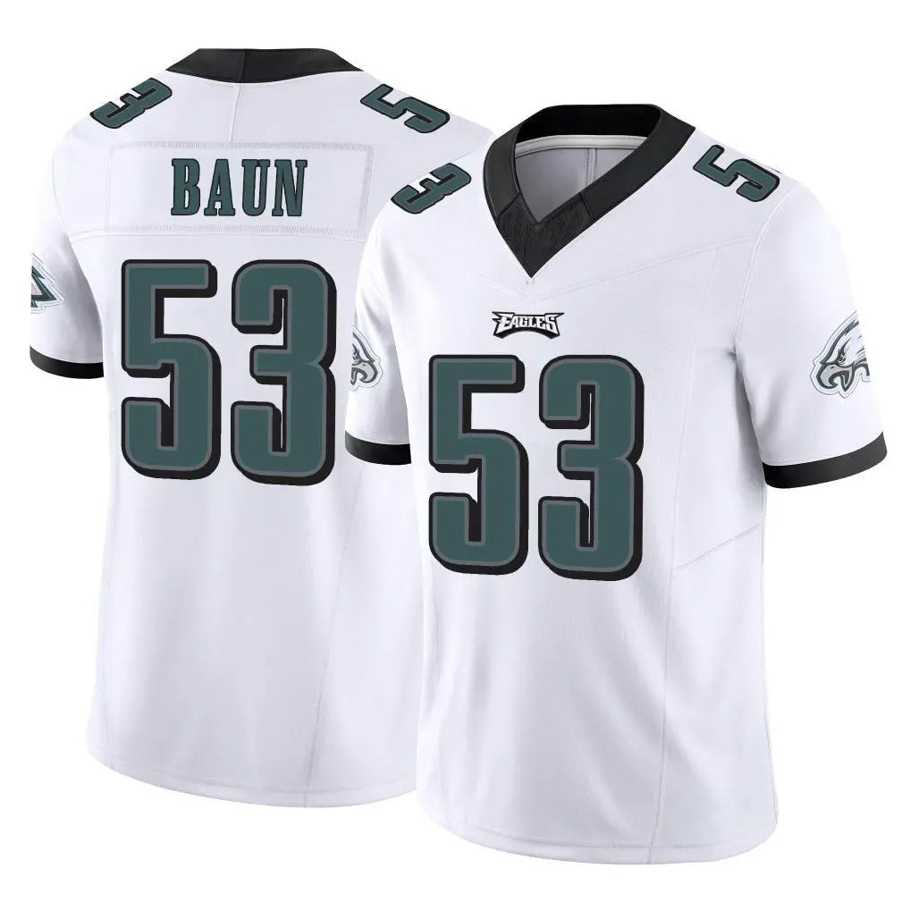 My Store P.Eagles #53 Zack Baun Player White Limited Vapor F.U.S.E. Home Game Stitched Jerseys
