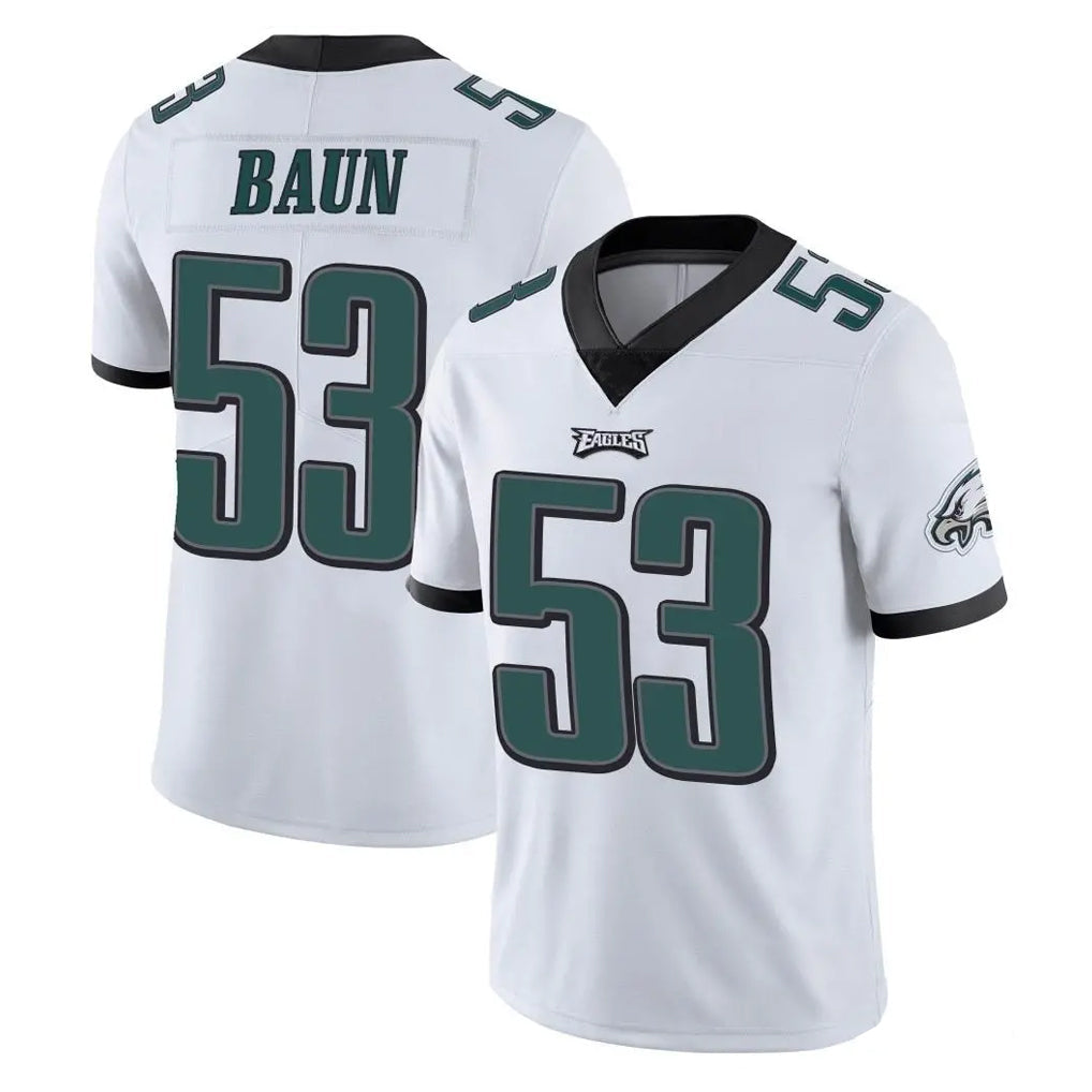 My Store P.Eagles #53 Zack Baun Player White Limited Vapor Untouchable Home Game Stitched Jerseys