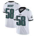 My Store P.Eagles #58 Jalyx Hunt Player White Limited Vapor Untouchable Home Game Stitched Jerseys
