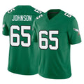 My Store P.Eagles #65 Lane Johnson Player Green Kelly Alternate Vapor F.U.S.E. Home Game Stitched Jerseys