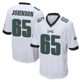 My Store P.Eagles #65 Lane Johnson Player White Home Game Stitched Jerseys