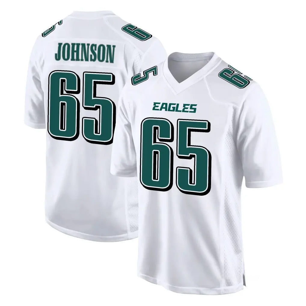 My Store P.Eagles #65 Lane Johnson Player White Tundra Fashion Home Game Stitched Jerseys