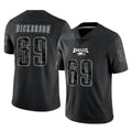 My Store P.Eagles #69 Landon Dickerson Player Black Reflective Limited Home Game Stitched Jerseys
