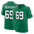 My Store P.Eagles #69 Landon Dickerson Player Green Kelly Alternate Home Game Stitched Jerseys