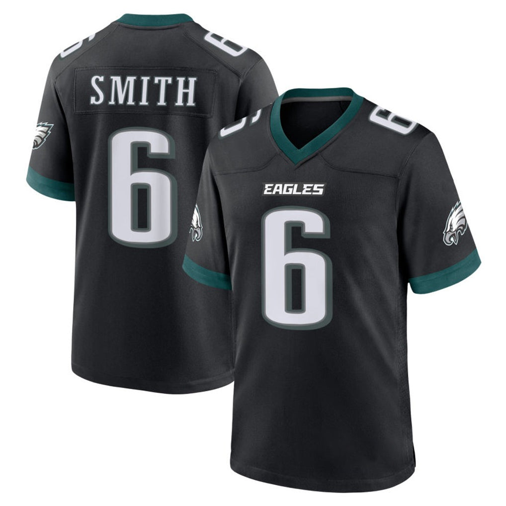 My Store P.Eagles #6 DeVonta Smith Player Black Game Home Stitched Jerseys