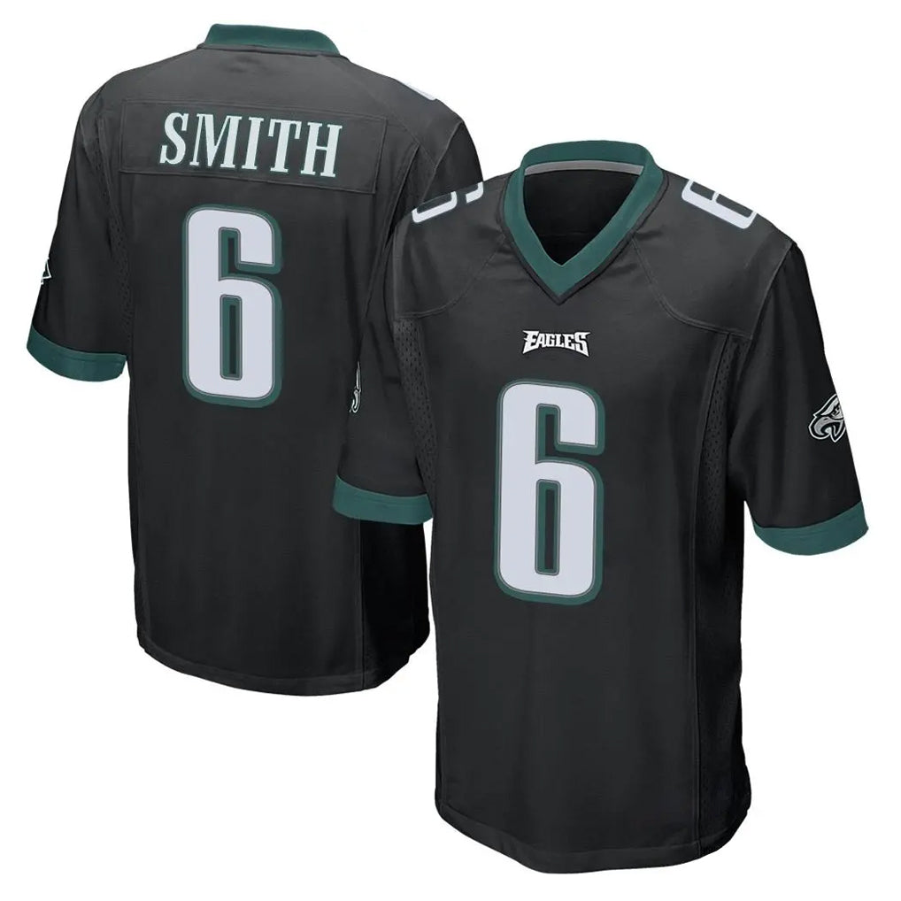 My Store P.Eagles #6 DeVonta Smith Player Black Home Game Stitched Jerseys