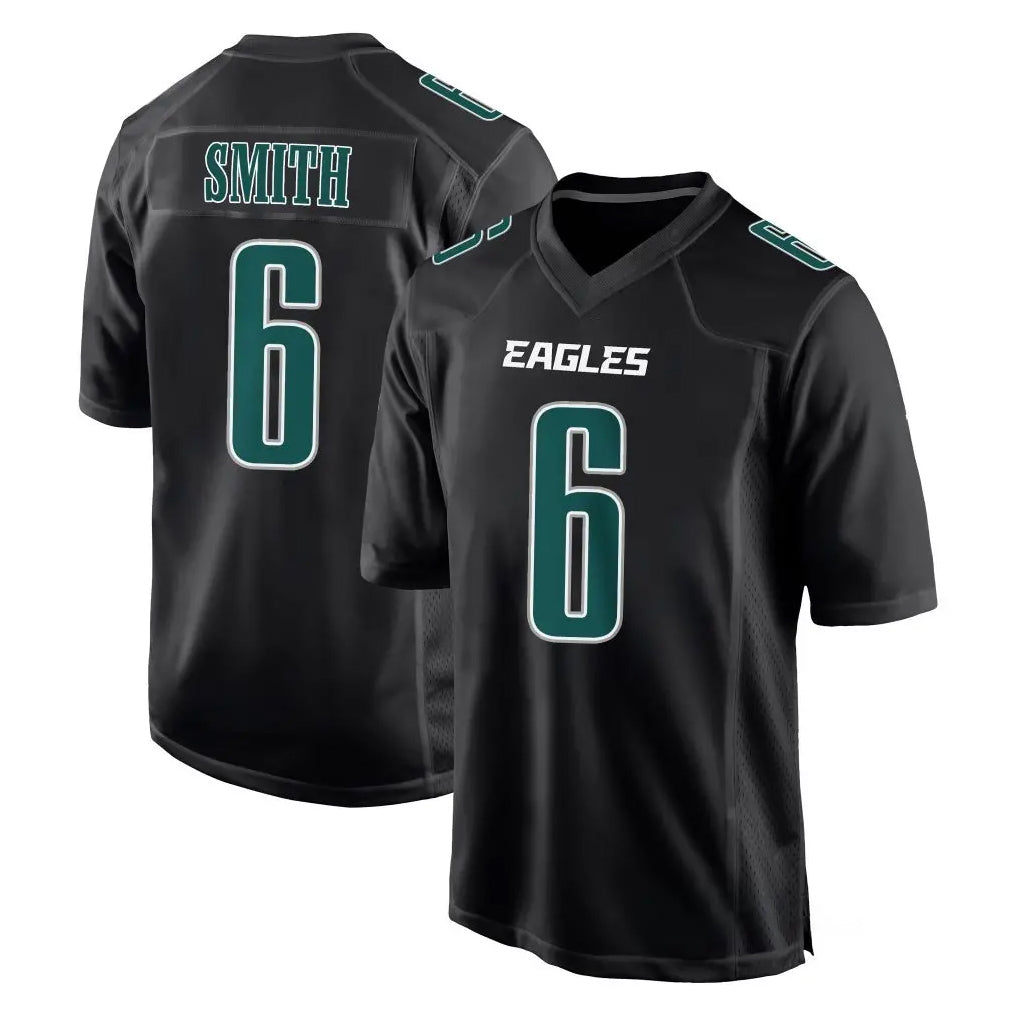 My Store P.Eagles #6 DeVonta Smith Player Carbon Black Fashion Home Game Stitched Jerseys