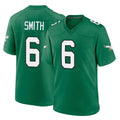 My Store P.Eagles #6 DeVonta Smith Player Green Kelly Alternate Home Game Stitched Jerseys