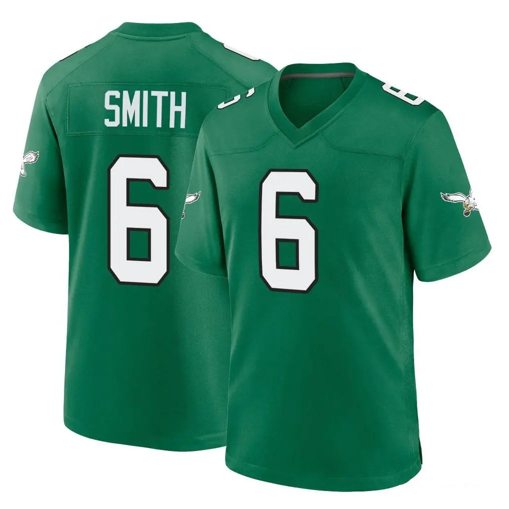 My Store P.Eagles #6 DeVonta Smith Player Green Kelly Alternate Home Game Stitched Jerseys