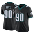 My Store P.Eagles #90 Jordan Davis Player Black Limited Vapor F.U.S.E. Home Game Stitched Jerseys