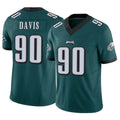 My Store P.Eagles #90 Jordan Davis Player Team Color Green Limited Vapor F.U.S.E. Home Game Stitched Jerseys