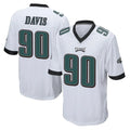 My Store P.Eagles #90 Jordan Davis Player White Home Game Stitched Jerseys