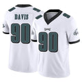 My Store P.Eagles #90 Jordan Davis Player White Limited Vapor F.U.S.E. Home Game Stitched Jerseys