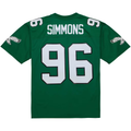 My Store P.Eagles #96 Clyde Simmons Mitchell & Ness Kelly Green Legacy Replica Stitched Jerseys