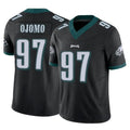 My StoreP.Eagles #97 Moro Ojomo Player Black Limited Vapor F.U.S.E. Home Game Stitched Jerseys