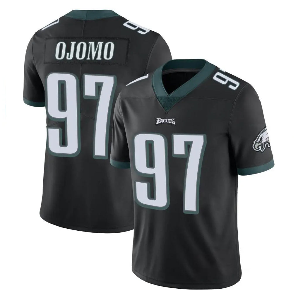 My Store P.Eagles #97 Moro Ojomo Player Black Limited Vapor Untouchable Home Game Stitched Jerseys