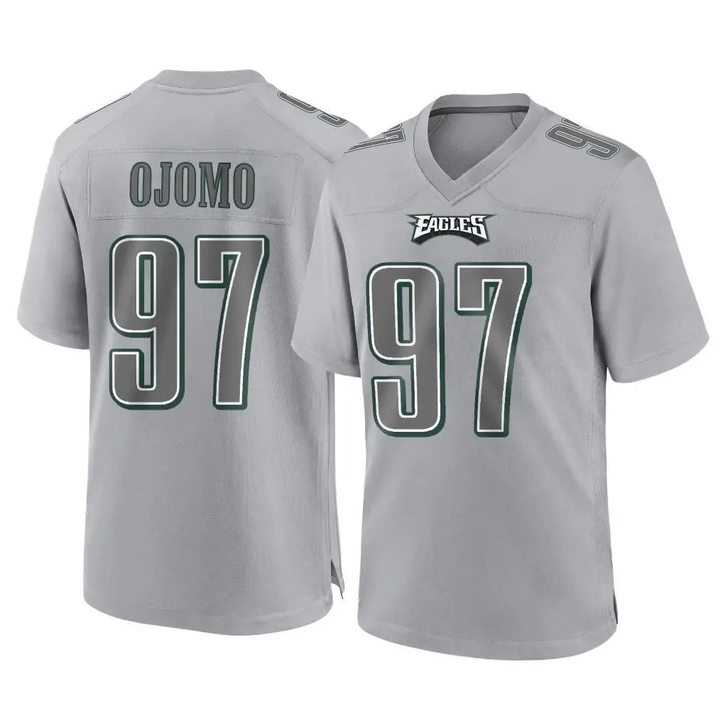 My Store P.Eagles #97 Moro Ojomo Player Gray Atmosphere Fashion Home Game Stitched Jerseys
