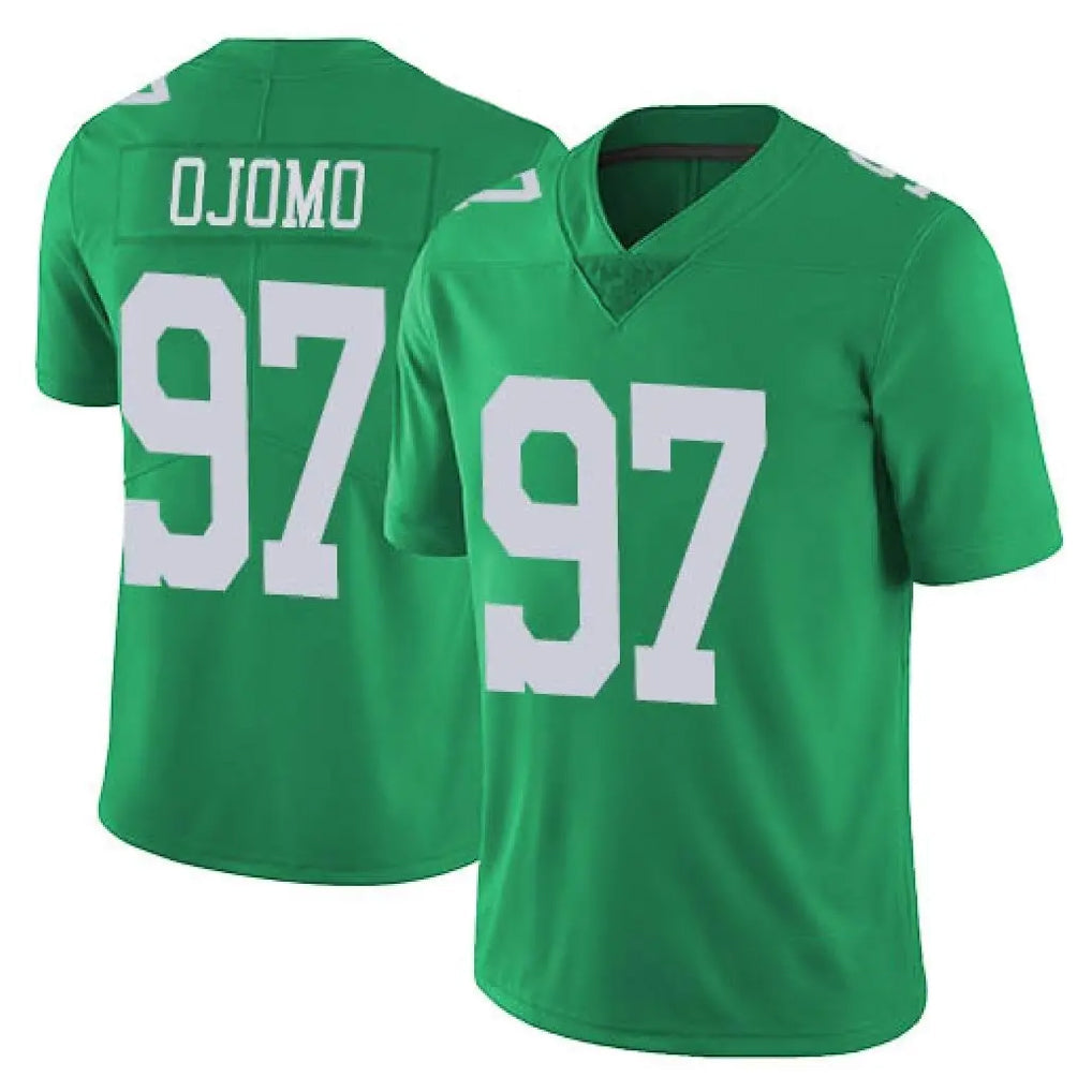 My Store P.Eagles #97 Moro Ojomo Player Green Limited Vapor Untouchable Home Game Stitched Jerseys