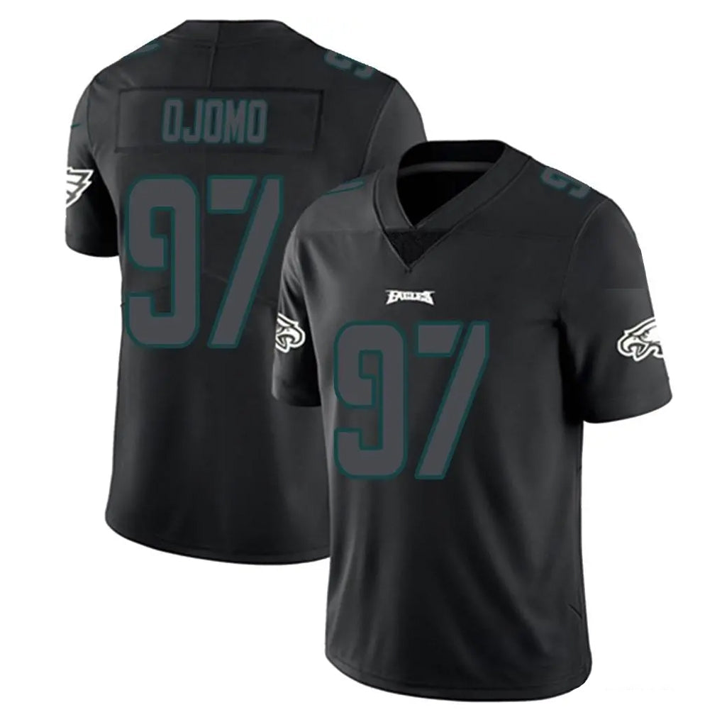 My Store P.Eagles #97 Moro Ojomo Player Limited Black Impact Home Game Stitched Jerseys
