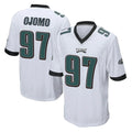 My Store P.Eagles #97 Moro Ojomo Player White Home Game Stitched Jerseys